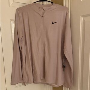 Nike Women's Soft Pink Full-Zip Jacket